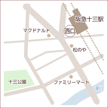 十三店地図
