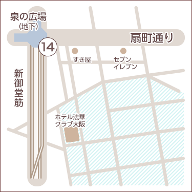 梅田店地図